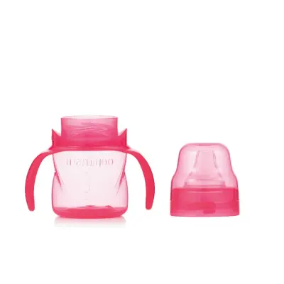 Mamajoo Kulplu Eğitici Bardak 160 ml Pembe - 4