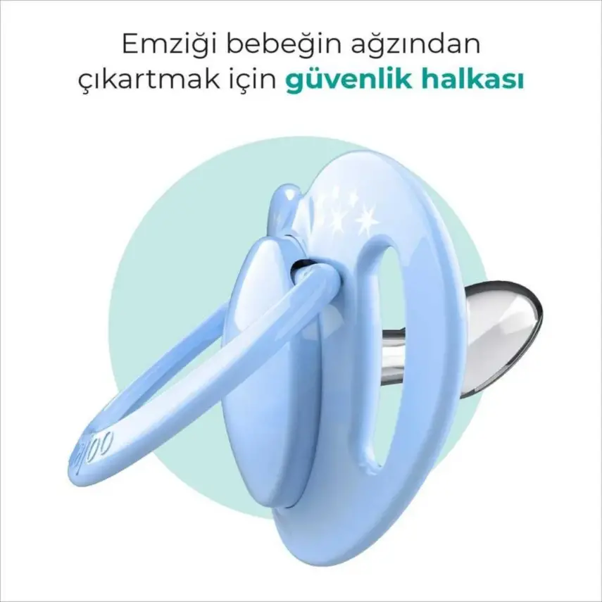 Mamajoo Ortodontik Silikon Emzik Sterilizasyon & Saklama Kutusu 12 Ay+ Powder Blue 2li - 5