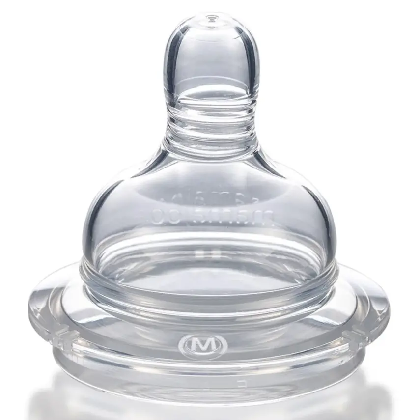 Mamajoo Silikon Biberon Emziği 2li 6+ Ay Orta Akış - 1