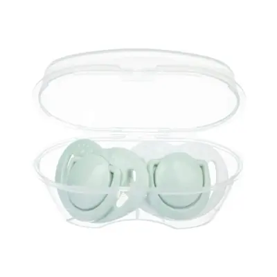 Mamajoo Silikon Emzik 2li & Sterilizasyon Saklama Kutusu 0+ Ay Powder Green - 4
