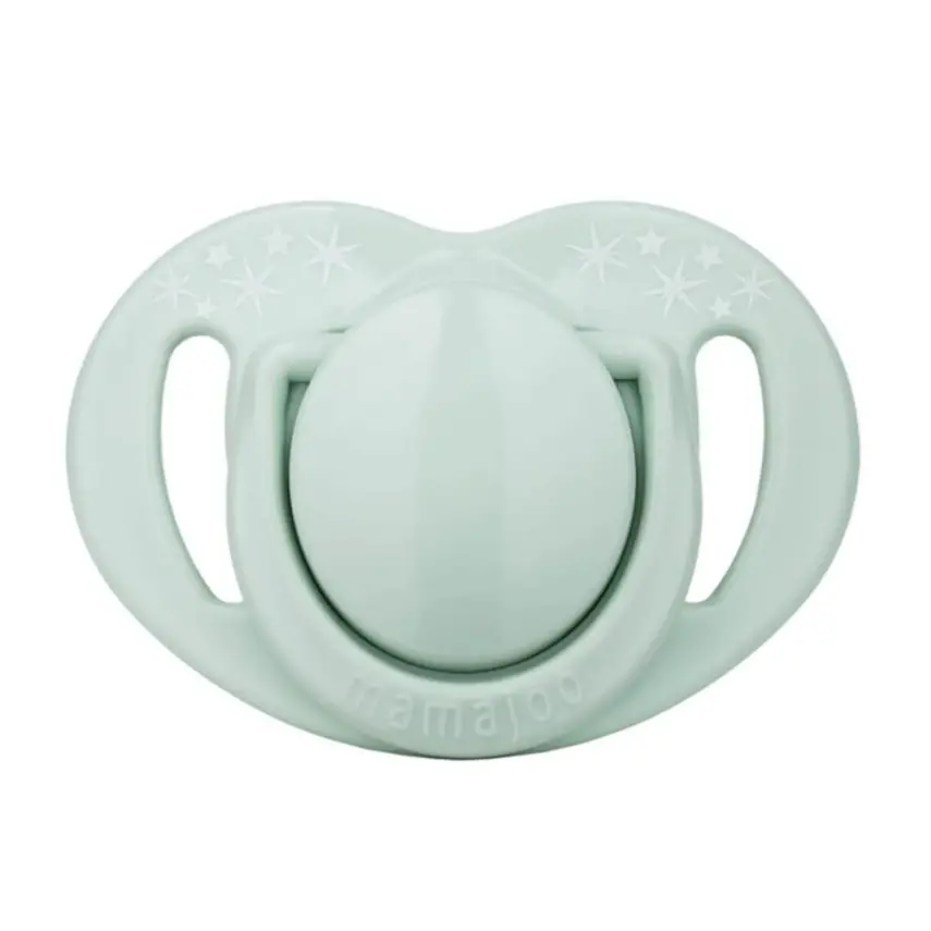 Mamajoo Silikon Emzik 2li & Sterilizasyon Saklama Kutusu 12+ Ay Powder Green - 3