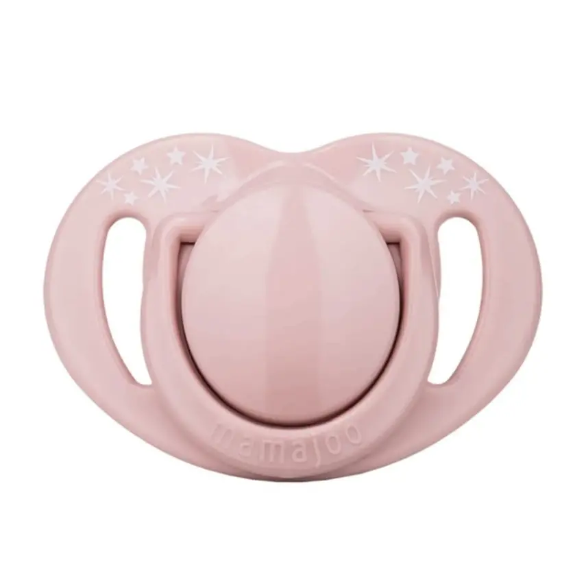 Mamajoo Silikon Emzik 2li & Sterilizasyon Saklama Kutusu 12+ Ay Powder Pink - 2