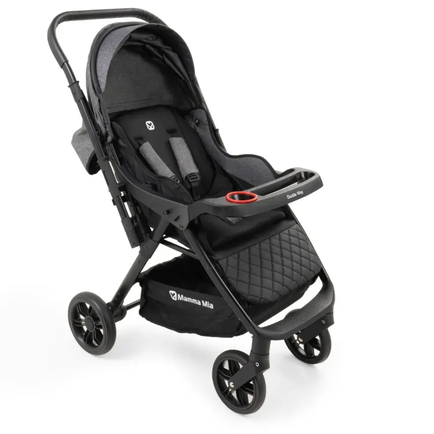 Mamma Mia Double Way Çift Yönlü Bebek Arabası Antrasit - 2