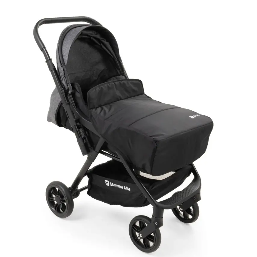 Mamma Mia Double Way Çift Yönlü Bebek Arabası Antrasit - 8