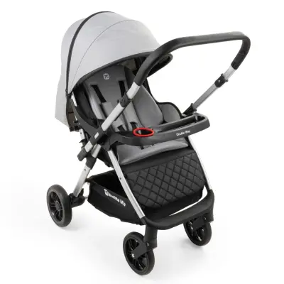 Mamma Mia Double Way Çift Yönlü Bebek Arabası Gri - 7