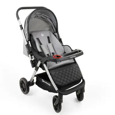 Mamma Mia Double Way Çift Yönlü Bebek Arabası Gri - 8