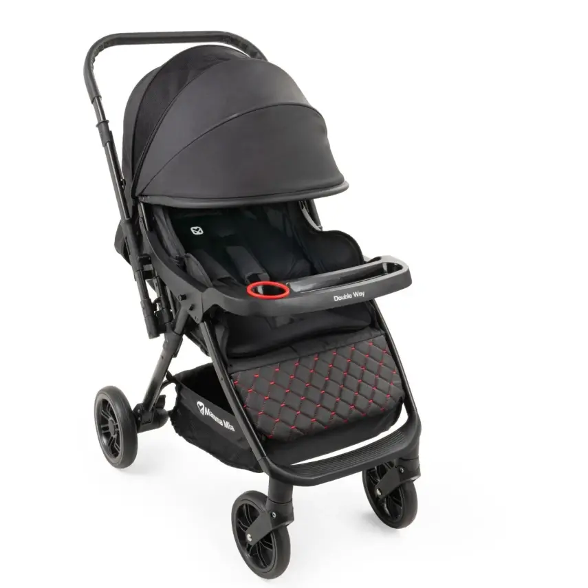 Mamma Mia Double Way Çift Yönlü Bebek Arabası Siyah - 2