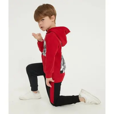 Marvel Comis Erkek Eşofman Takımı Kırmızı - 9