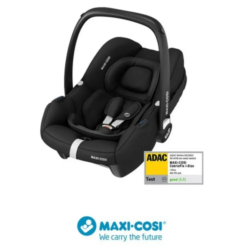 Maxi-Cosi Cabrio Fix I-Size Adac'lı Bebek Oto Koltuğu ve Ana Kucağı 0-13 kg Essential Black - 1