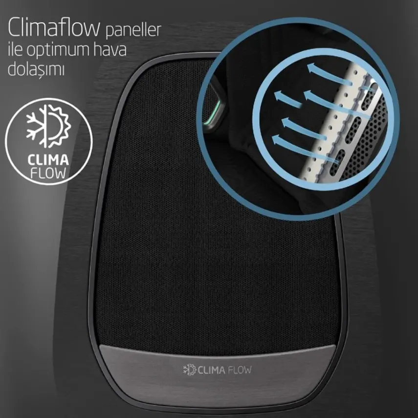 Maxi-Cosi Emerald 360 Pro I-size Araç Dışına Çıkabilen Isofix'li Dönebilir Yatabilir Slidetech Oto Koltuğu 0-36 Kg Authentic Black - 8