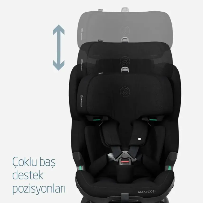 Maxi-Cosi Emerald 360 Pro I-size Araç Dışına Çıkabilen Isofix'li Dönebilir Yatabilir Slidetech Oto Koltuğu 0-36 Kg Authentic Black - 9