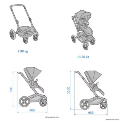 Maxi-Cosi  Fame Çift Yönlü Kolay Katlanabilen Bebek Arabası Twillic Graphite  - 2