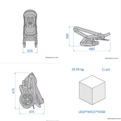 Maxi-Cosi  Fame Çift Yönlü Kolay Katlanabilen Bebek Arabası Twillic Graphite  - 10