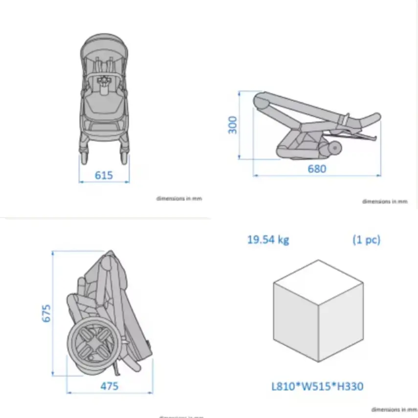 Maxi-Cosi  Fame Çift Yönlü Kolay Katlanabilen Bebek Arabası Twillic Graphite  - 10