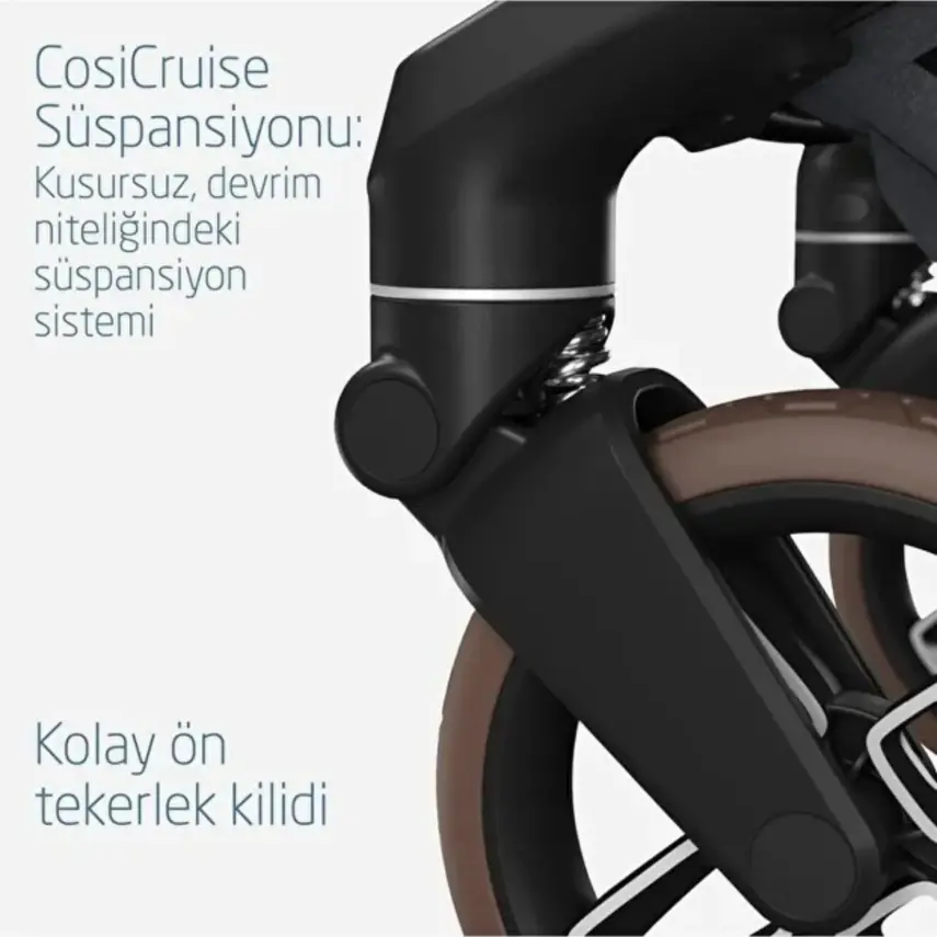 Maxi-Cosi  Fame Çift Yönlü Kolay Katlanabilen Bebek Arabası Twillic Graphite  - 9