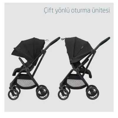 Maxi-Cosi Leona2 Bebek Arabası Essential Black - 7
