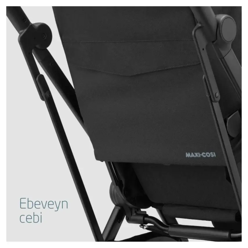 Maxi-Cosi Leona2 Bebek Arabası Essential Black - 11