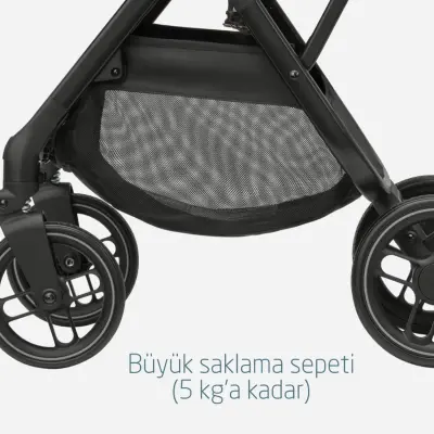Maxi-Cosi Leona2 Çift Yönlü Uzatılabilir Sırt Desteği Tam Yatabilir Bebek Arabası Twillic Truffle - 12