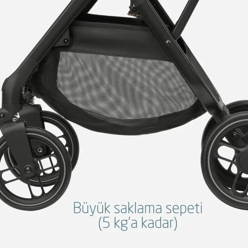 Maxi-Cosi Leona2 Çift Yönlü Uzatılabilir Sırt Desteği Tam Yatabilir Bebek Arabası Twillic Truffle - 12