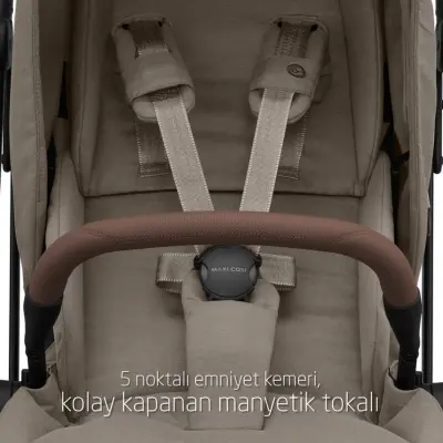 Maxi-Cosi Leona2 Çift Yönlü Uzatılabilir Sırt Desteği Tam Yatabilir Bebek Arabası Twillic Truffle - 16