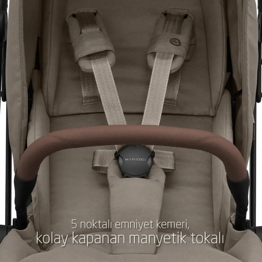 Maxi-Cosi Leona2 Çift Yönlü Uzatılabilir Sırt Desteği Tam Yatabilir Bebek Arabası Twillic Truffle - 16