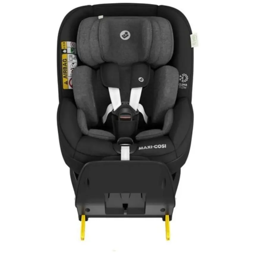 Maxi-Cosi Mica Pro Eco I-Size ADAC'lı Isofix'li 360 Dönebilir Yatabilir 0-18 kg Bebek Oto Koltuğu Authentic Black - 5