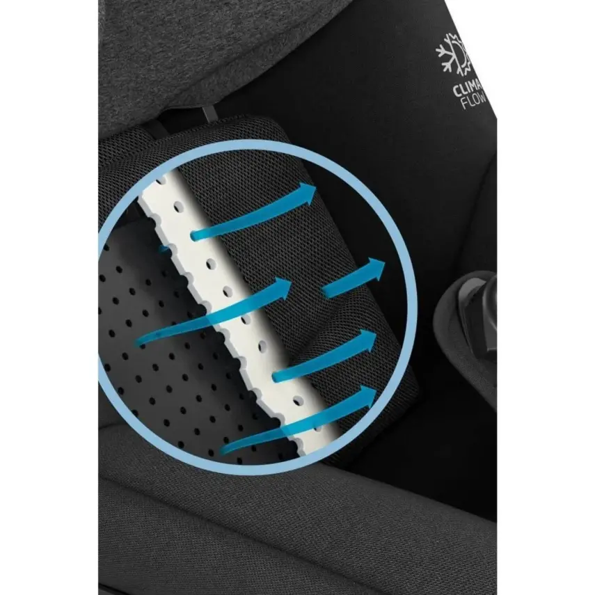 Maxi-Cosi Mica Pro Eco I-Size ADAC'lı Isofix'li 360 Dönebilir Yatabilir 0-18 kg Bebek Oto Koltuğu Authentic Black - 4