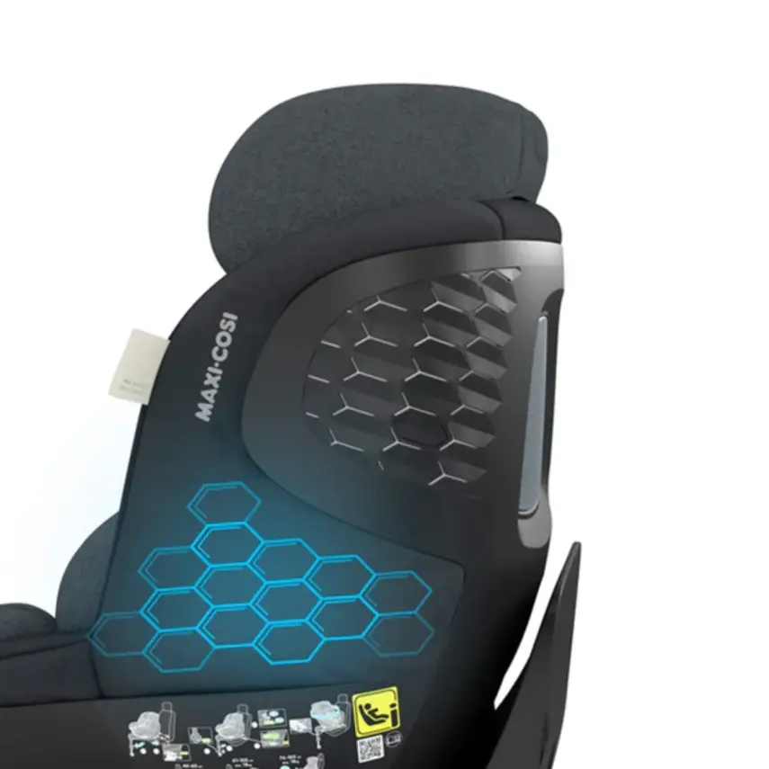 Maxi-Cosi Mica Pro Eco I-Size ADAC'lı Isofix'li 360 Dönebilir Yatabilir 0-18 kg Bebek Oto Koltuğu Authentic Graphite - 11