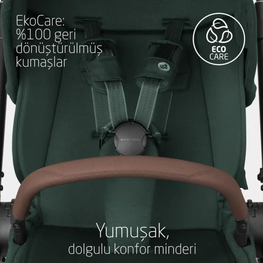 Maxi-Cosi Oxford Çift Yönlü Travel Sistem-Seyahat Sistem Bebek Arabası Twillic Green  - 15