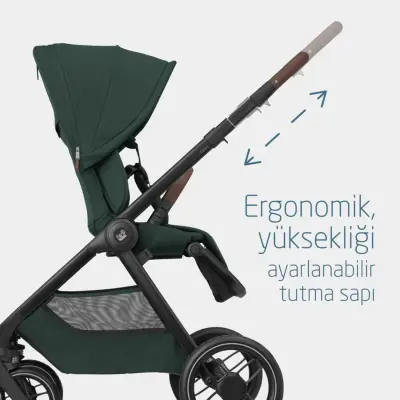 Maxi-Cosi Oxford Çift Yönlü Travel Sistem-Seyahat Sistem Bebek Arabası Twillic Green  - 13