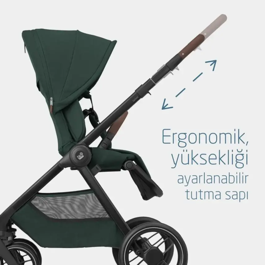 Maxi-Cosi Oxford Çift Yönlü Travel Sistem-Seyahat Sistem Bebek Arabası Twillic Green  - 13