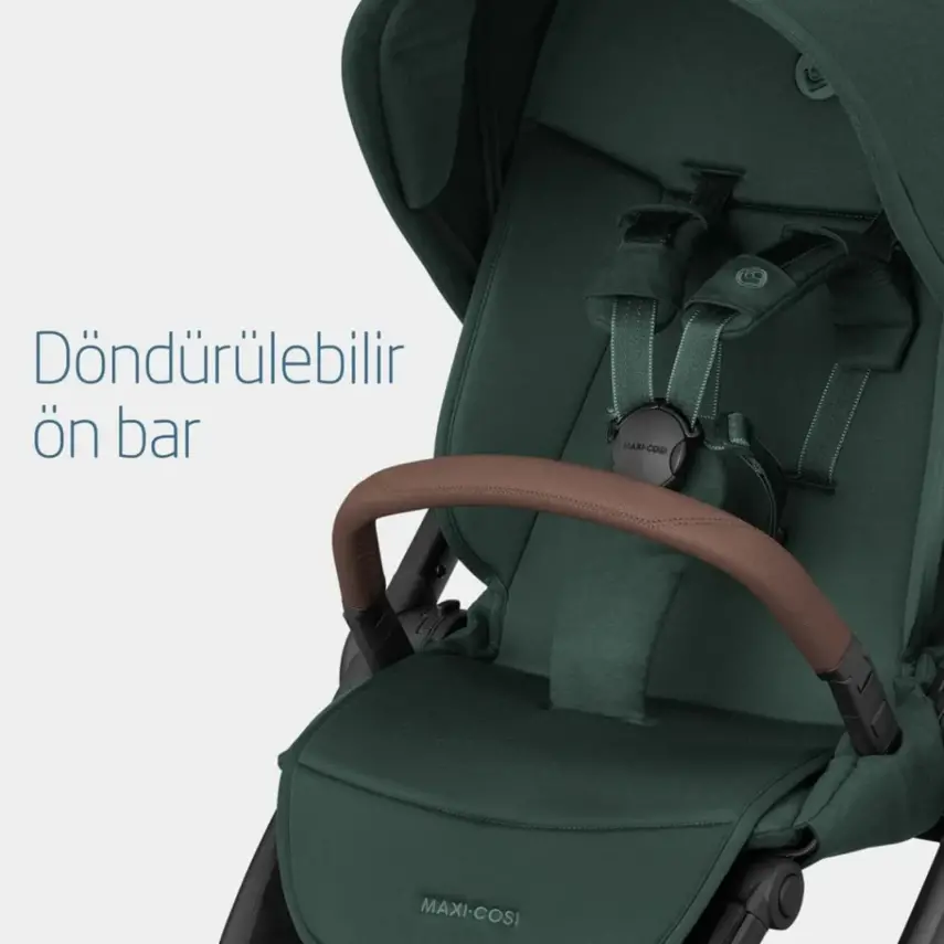 Maxi-Cosi Oxford Çift Yönlü Travel Sistem-Seyahat Sistem Bebek Arabası Twillic Green  - 11
