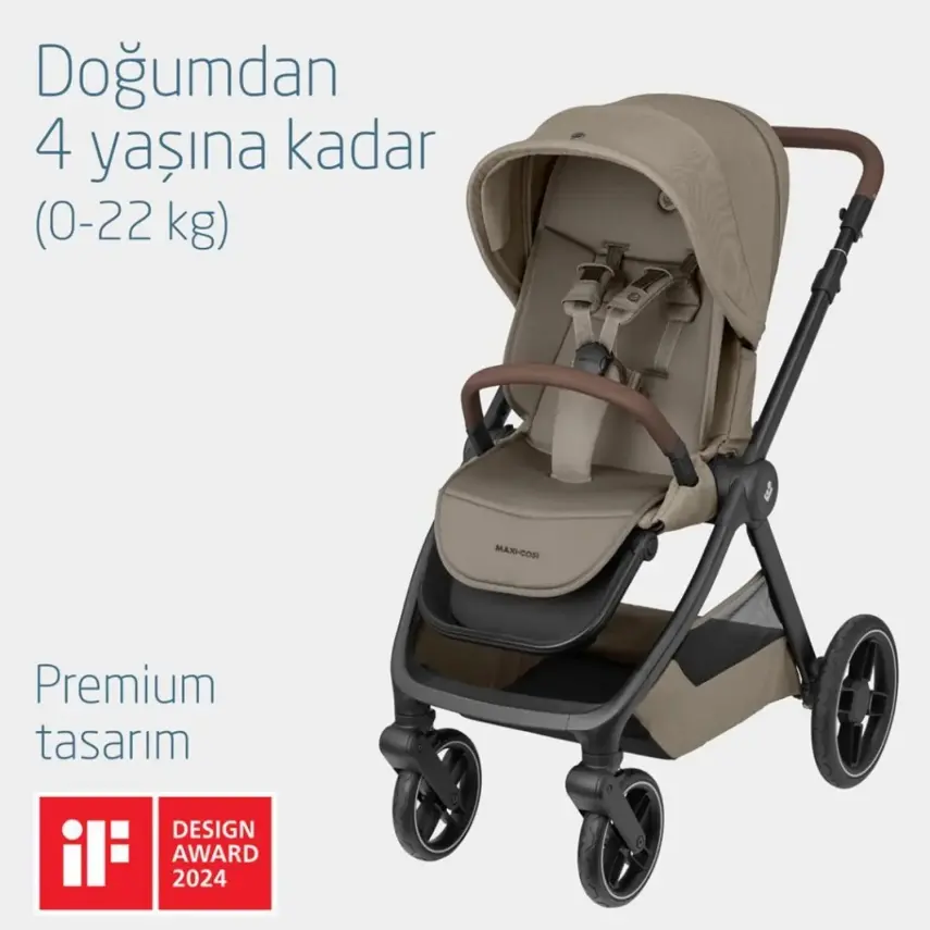 Maxi-Cosi Oxford Çift Yönlü Travel Sistem-Seyahat Sistem Bebek Arabası Twillic Truffle - 5