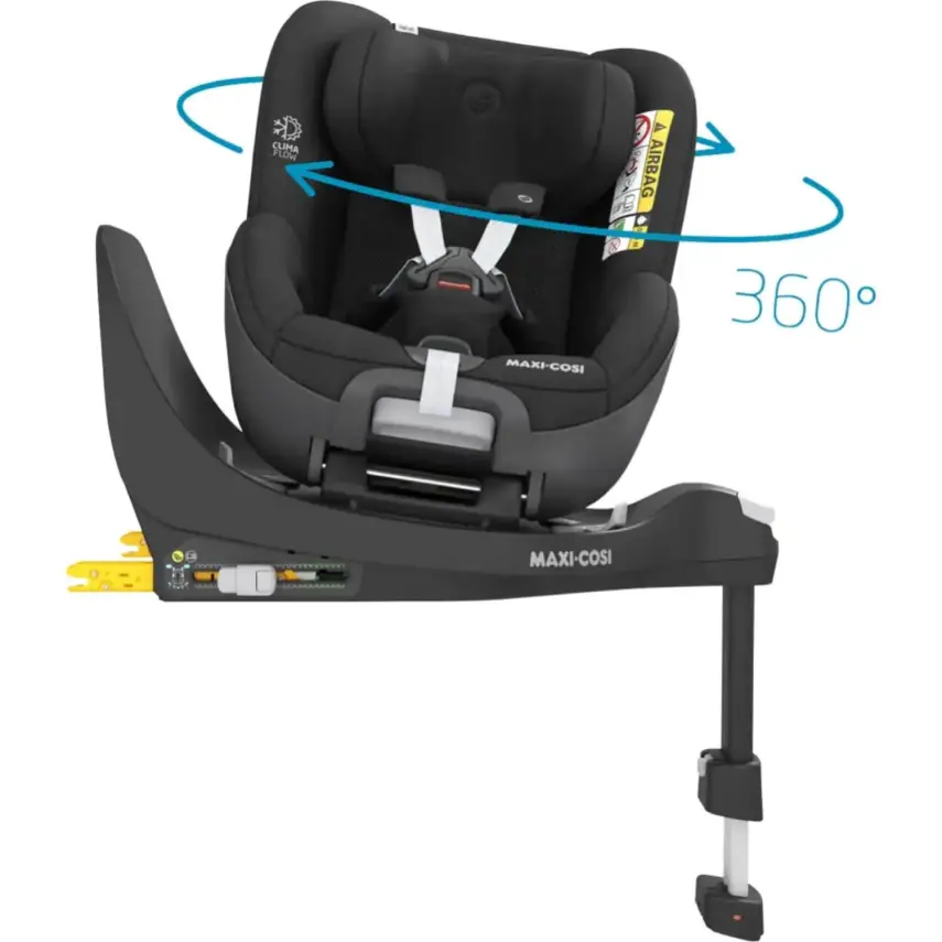 Maxi Cosi Pearl 360° Dönebilen Oto Koltuğu 9-18 Kg Authentic Black - 12
