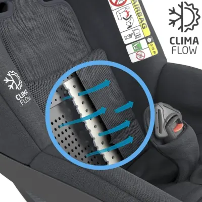 Maxi Cosi Pearl 360° Dönebilen Oto Koltuğu 9-18 Kg Authentic Graphite - 12