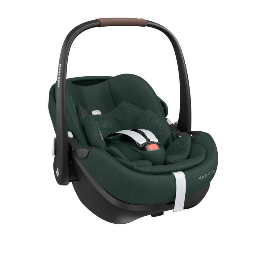 Maxi Cosi Pebble SlideTech Tam Yatabilen 360° Dönebilen Oto Koltuğu 0-13 Kg Twillic Green - 1
