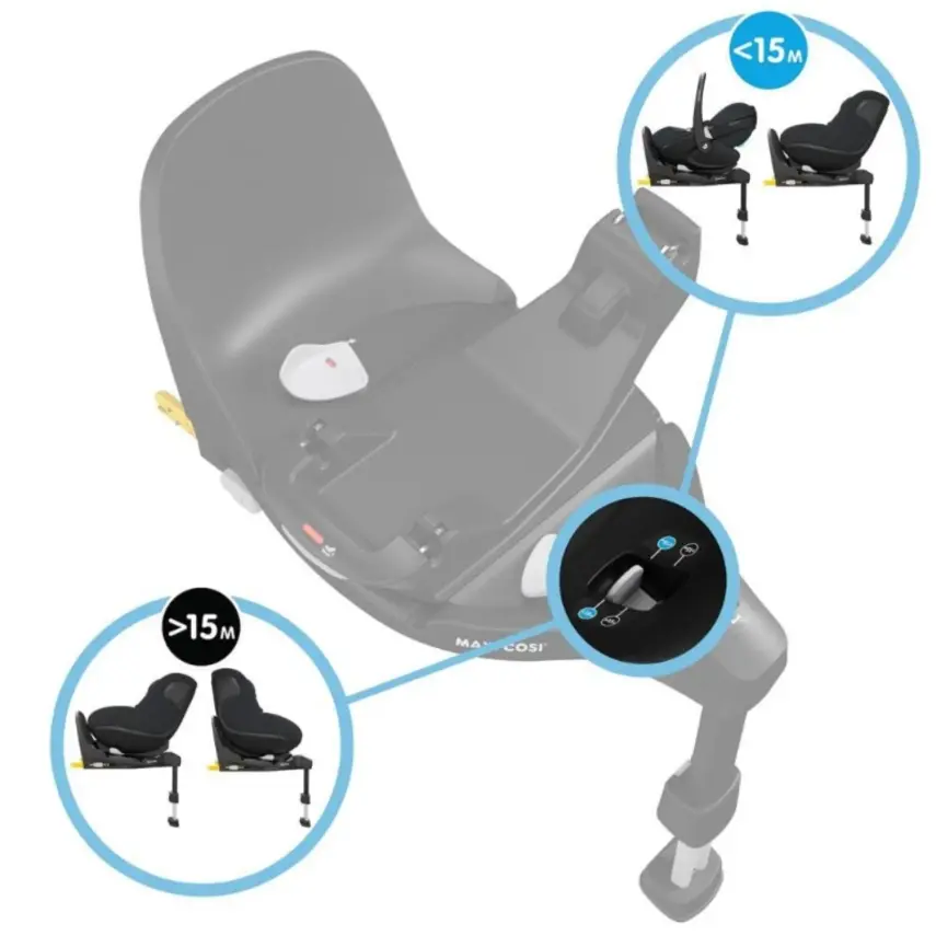 Maxi-Cosi Pebble 360 SlideTech Tam Yatabilen Oto Koltuğu 0-13 Kg Essential Black - 38