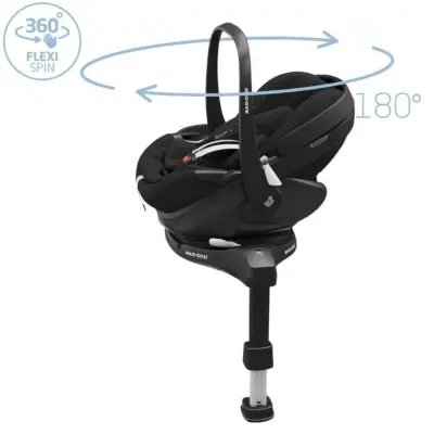 Maxi-Cosi Pebble 360 SlideTech Tam Yatabilen Oto Koltuğu 0-13 Kg Essential Black - 22