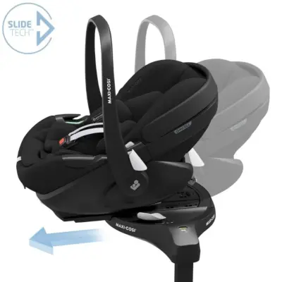 Maxi-Cosi Pebble 360 SlideTech Tam Yatabilen Oto Koltuğu 0-13 Kg Essential Black - 7