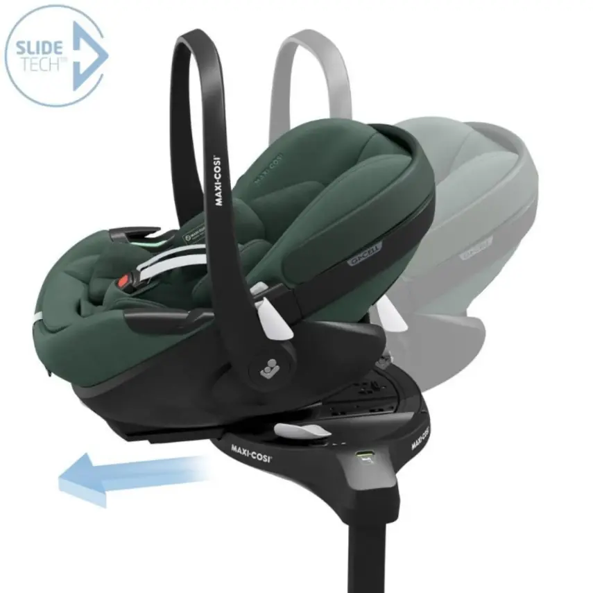 Maxi-Cosi Pebble 360 SlideTech Tam Yatabilen Oto Koltuğu 0-13 Kg Essential Green - 9