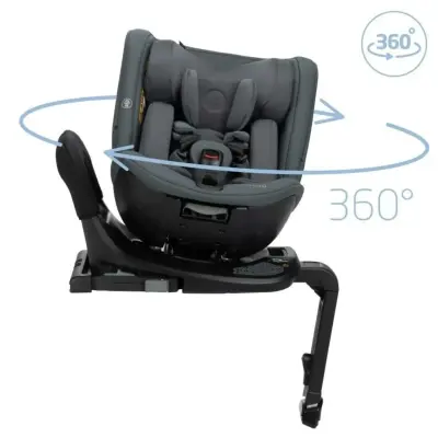 Maxi-Cosi Spinel 360 S Derece Dönebilen Yatabilen İsofix'li 0-36 Kg Oto Koltuğu Authentic Graphite