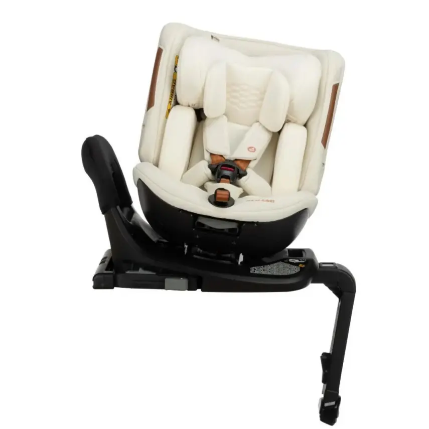 Maxi-Cosi Spinel Plus i-Size Dijital Göstergeli 360 Dönebilen Yatabilen Isofix'li 0-36 kg Oto Koltuğu Ivory - 2