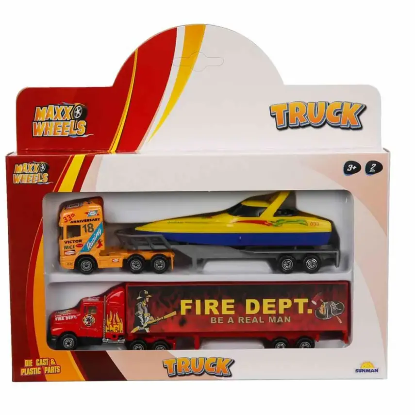 Maxx Wheels Çekici Tır Seti - 4