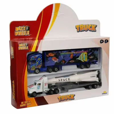 Maxx Wheels Çekici Tır Seti - 5