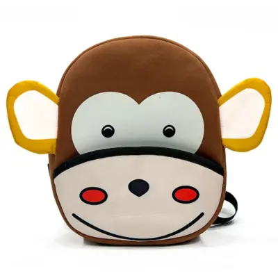 Maymun Figürlü Çocuk Sırt Çantası  - 2