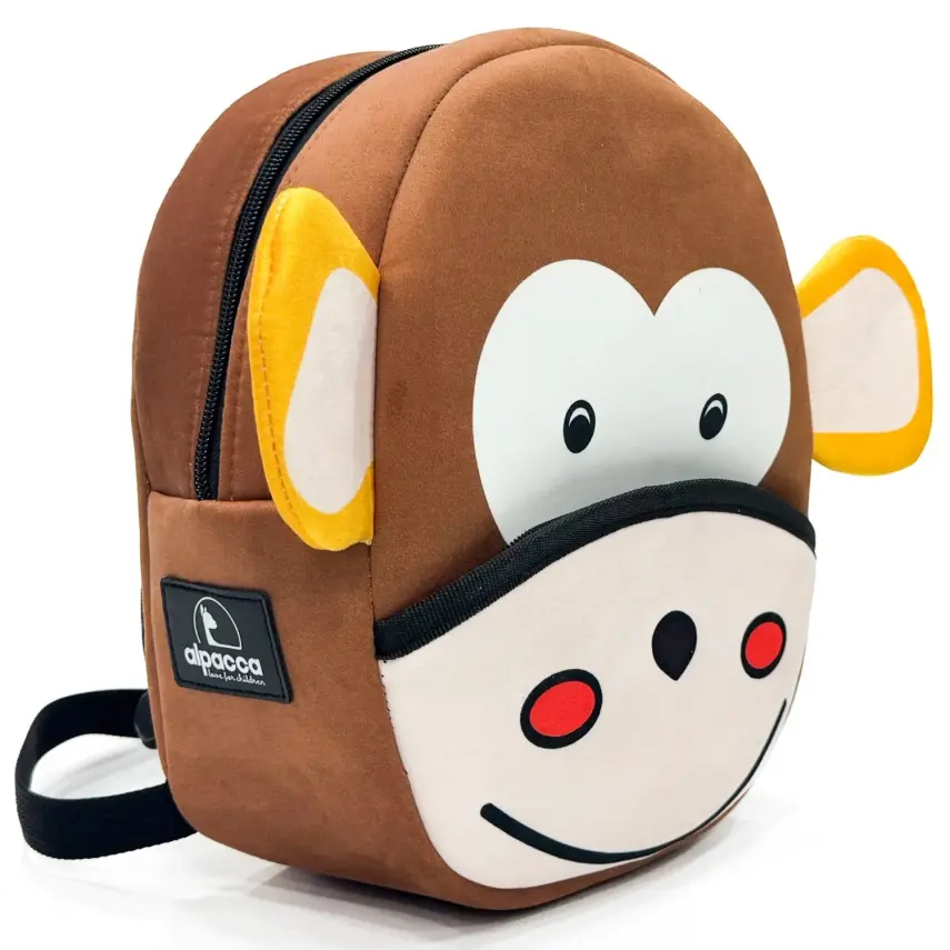 Maymun Figürlü Çocuk Sırt Çantası  - 1