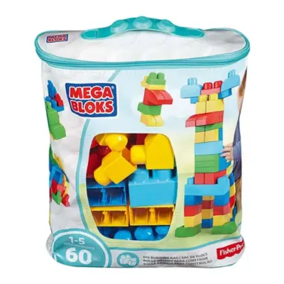 Mega Bloks 60lı Blok Torbaları Mavi - 3