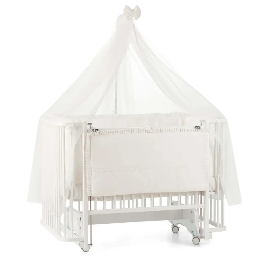 Meltem Kids Bambino Beşik 70X110 Cm Beyaz Ekru - 3