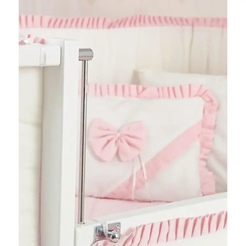 Meltem Kids Bambino Beşik 70X110 Cm Beyaz Pudra - 4