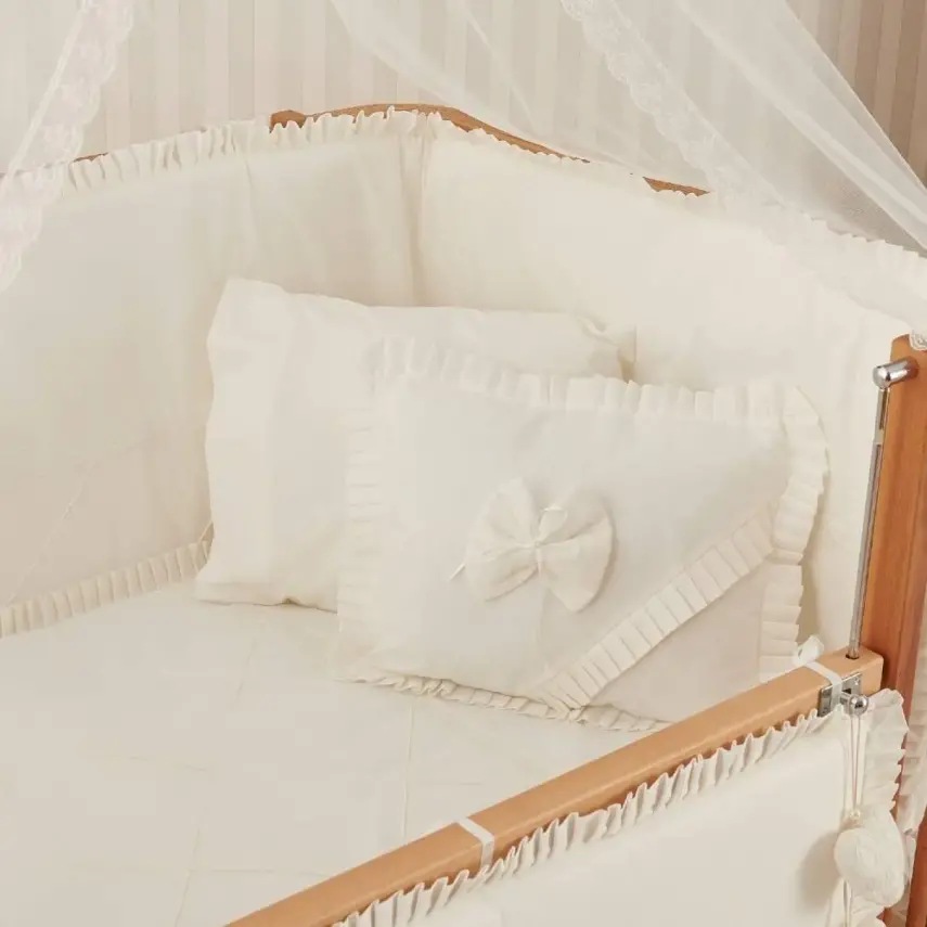 Meltem Kids Bambino Beşik 70X110 Cm Naturel Ekru - 2